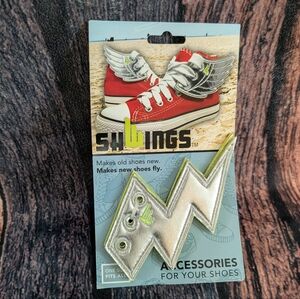 Shoe Accessories Lighting Bolt Wings